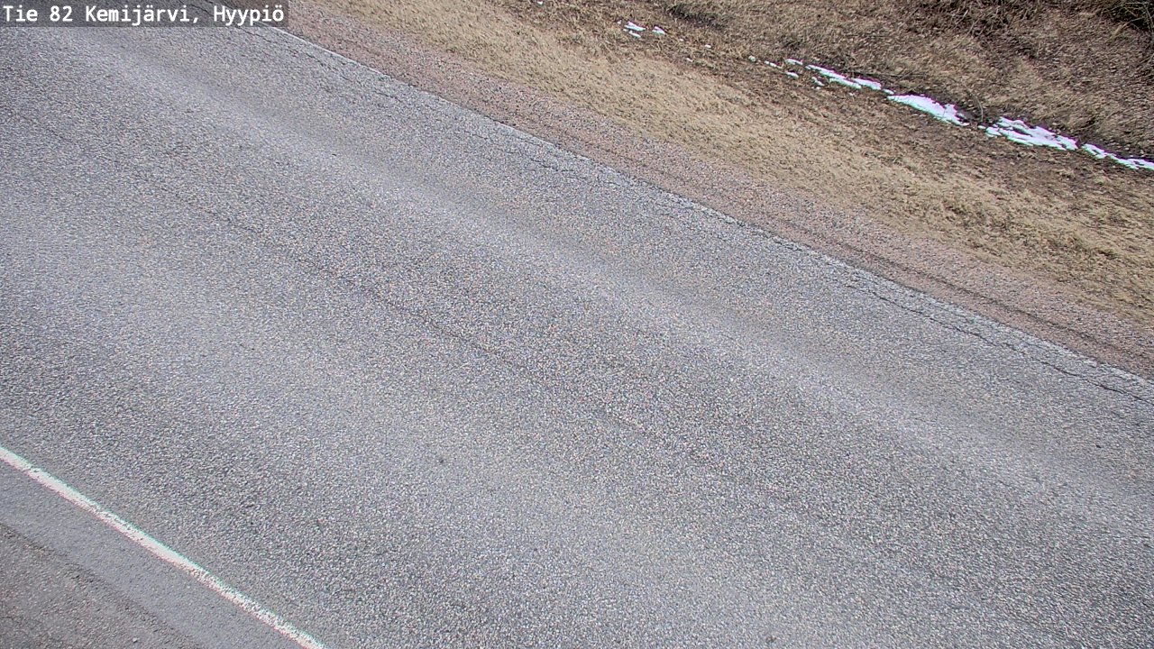 Weather Camera Image Väg 5 Kemi träsk, hyypiö, Kemijärvi, Lappi