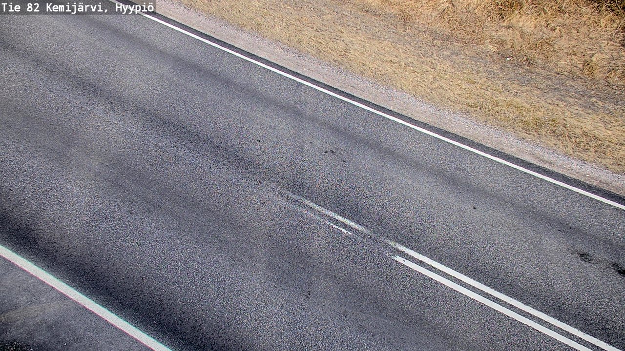 Weather Camera Image Väg 5 Kemi träsk, hyypiö, Kemijärvi, Lappi