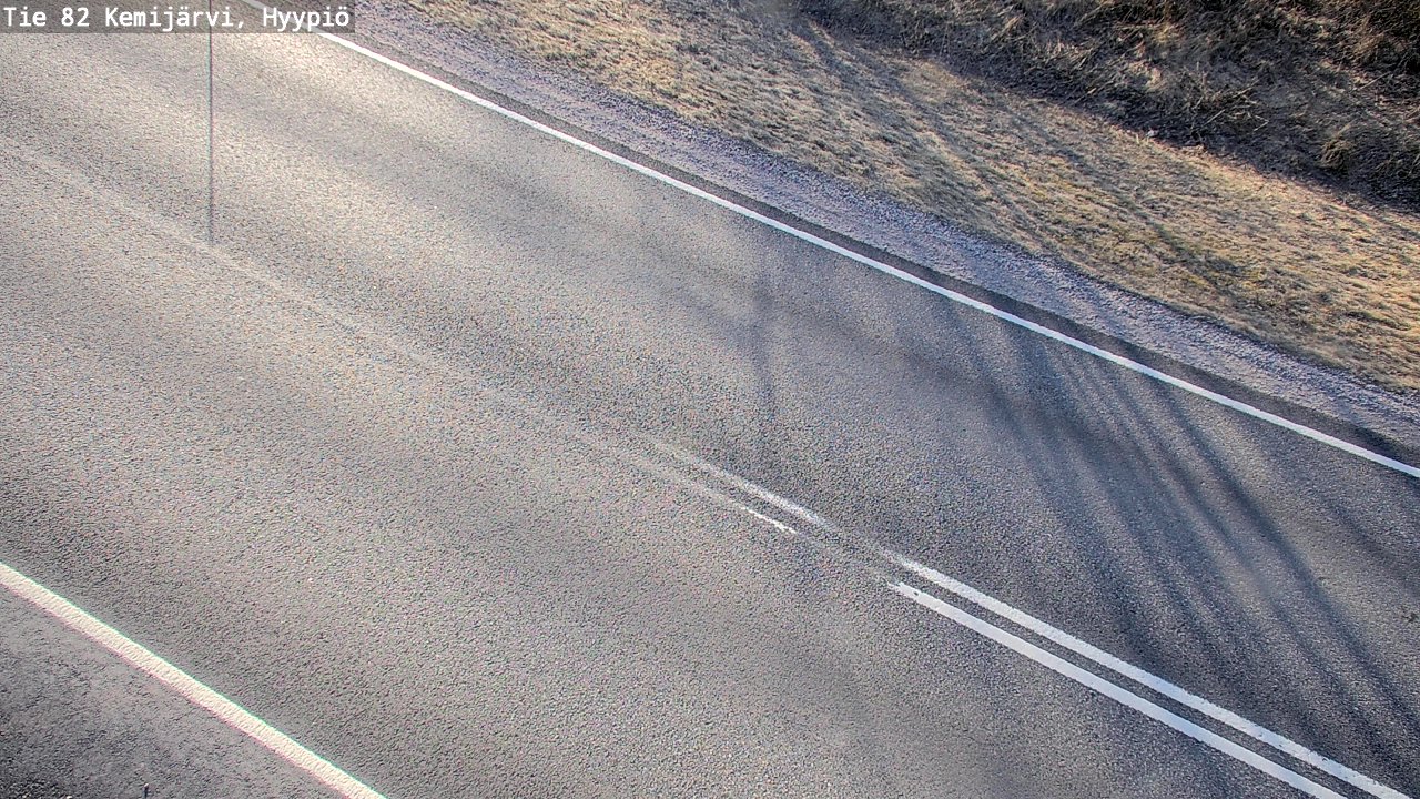 Weather Camera Image Väg 5 Kemi träsk, hyypiö, Kemijärvi, Lappi