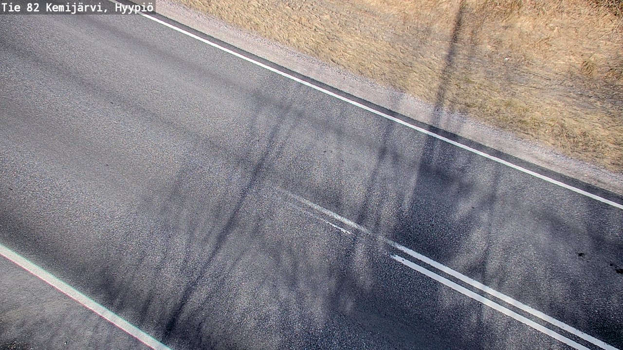Weather Camera Image Väg 5 Kemi träsk, hyypiö, Kemijärvi, Lappi