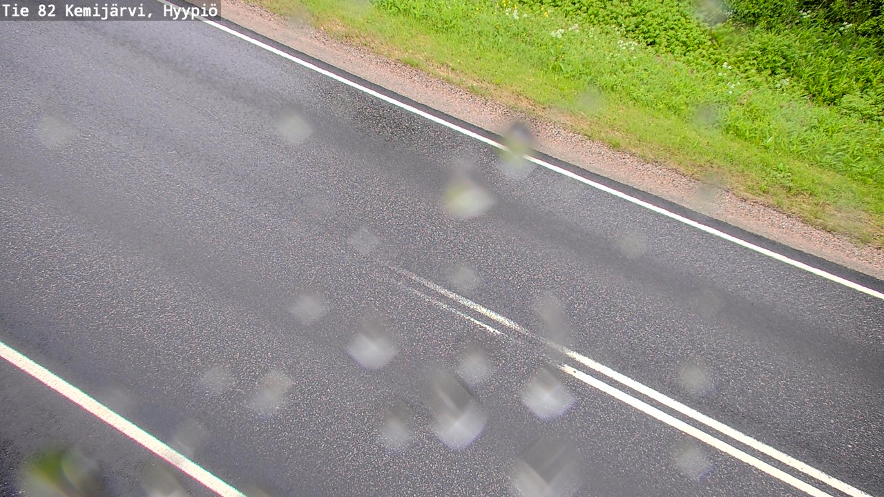 Weather Camera Image Väg 5 Kemi träsk, hyypiö, Kemijärvi, Lappi
