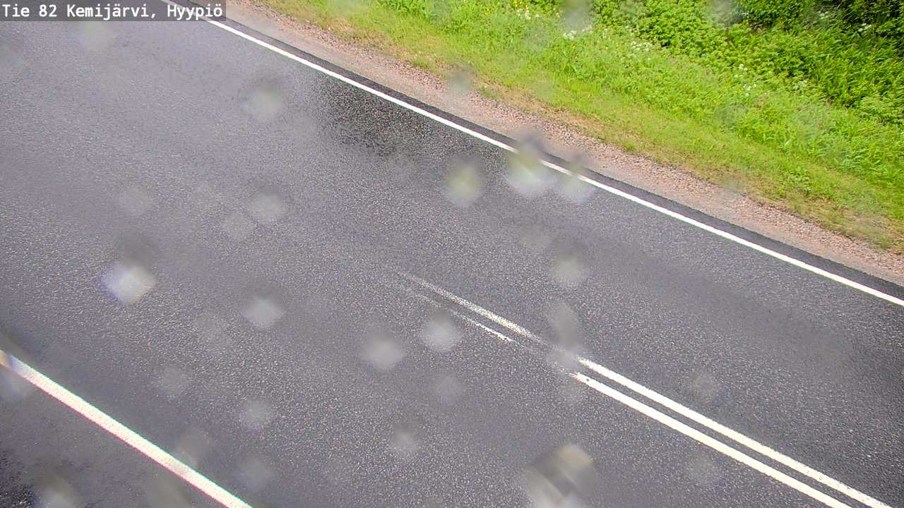 Weather Camera Image Väg 5 Kemi träsk, hyypiö, Kemijärvi, Lappi