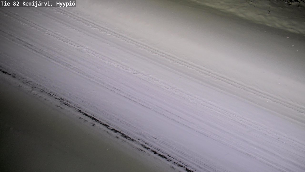 Weather Camera Image Väg 5 Kemi träsk, hyypiö, Kemijärvi, Lappi