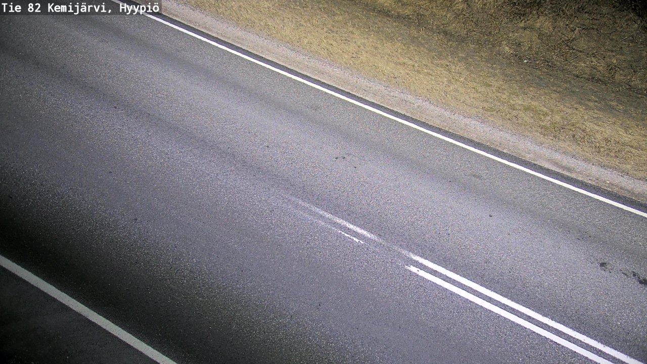 Weather Camera Image Väg 5 Kemi träsk, hyypiö, Kemijärvi, Lappi