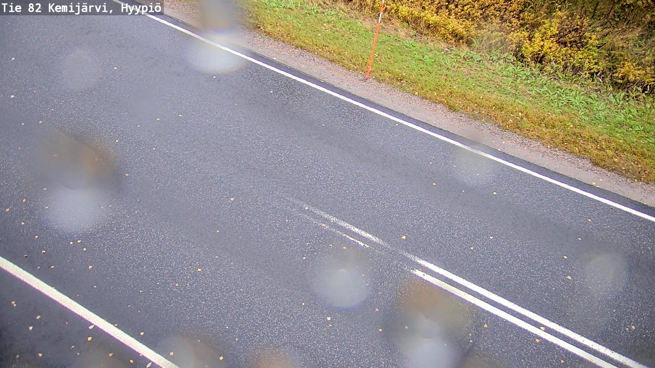 Weather Camera Image Road 82 Kemijärvi, Hyypiö, Kemijärvi, Lappi