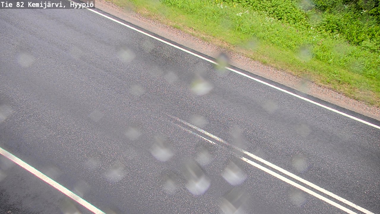 Weather Camera Image Väg 5 Kemi träsk, hyypiö, Kemijärvi, Lappi