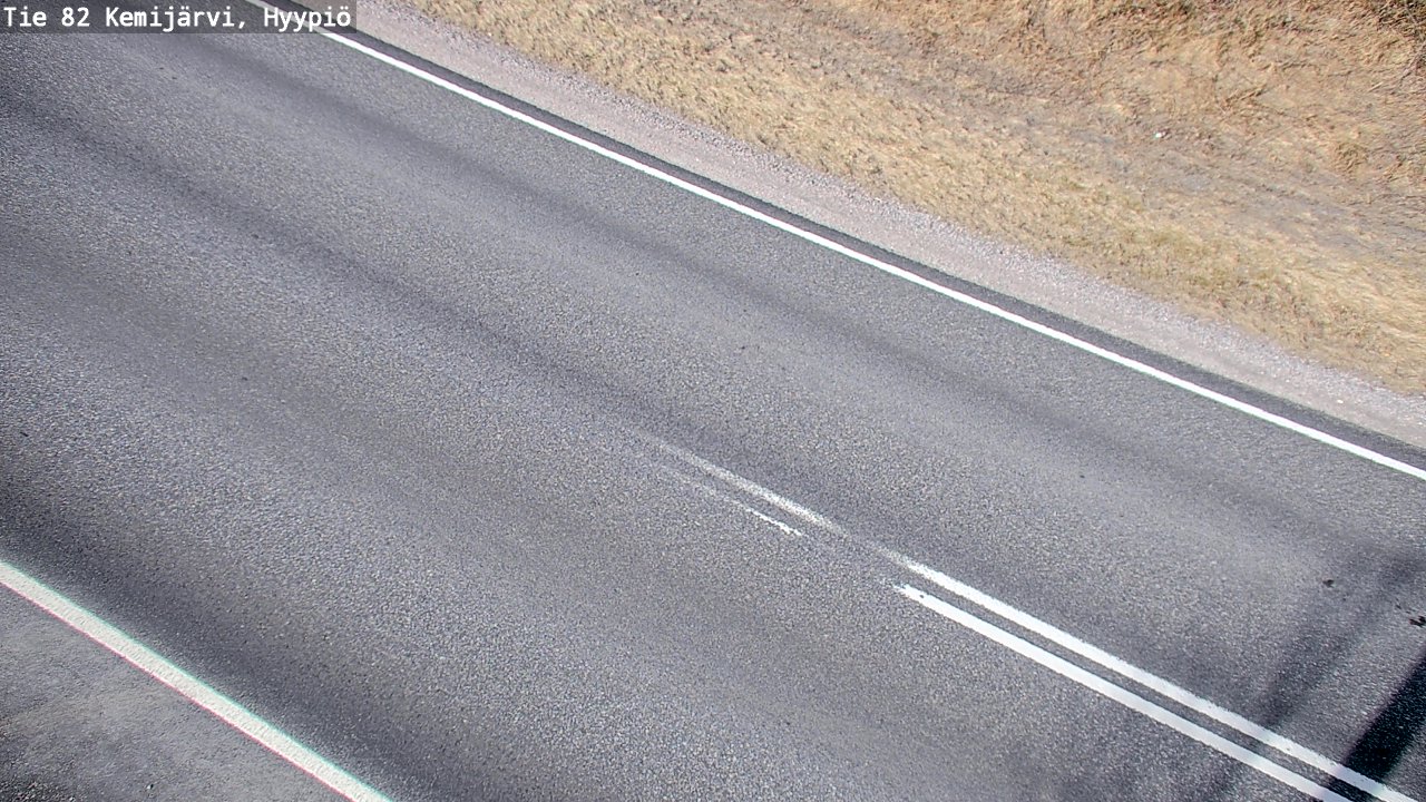 Weather Camera Image Väg 5 Kemi träsk, hyypiö, Kemijärvi, Lappi