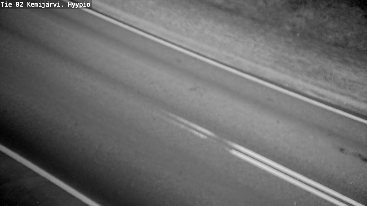 Weather Camera Image Väg 5 Kemi träsk, hyypiö, Kemijärvi, Lappi