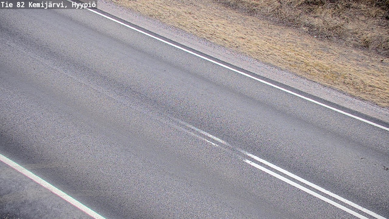 Weather Camera Image Väg 5 Kemi träsk, hyypiö, Kemijärvi, Lappi