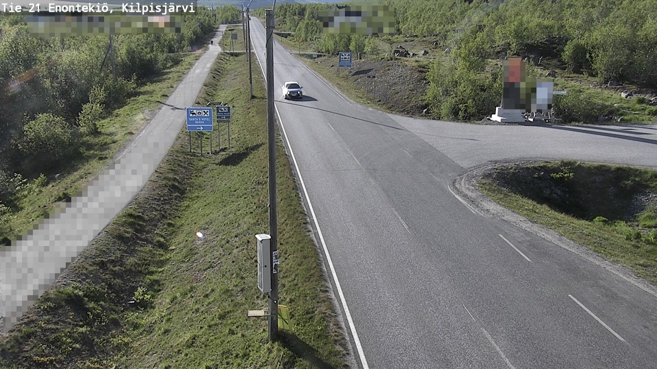 Weather Camera Image Road 21 Enontekiö, Kilpisjärvi, Enontekiö, Lappi