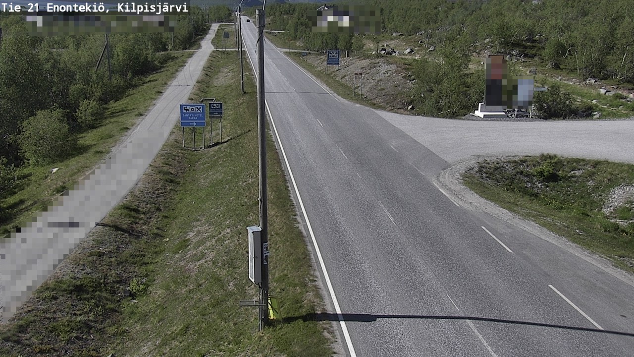 Weather Camera Image Road 21 Enontekiö, Kilpisjärvi, Enontekiö, Lappi