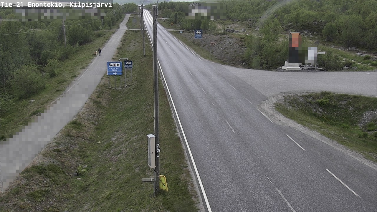Weather Camera Image Road 21 Enontekiö, Kilpisjärvi, Enontekiö, Lappi