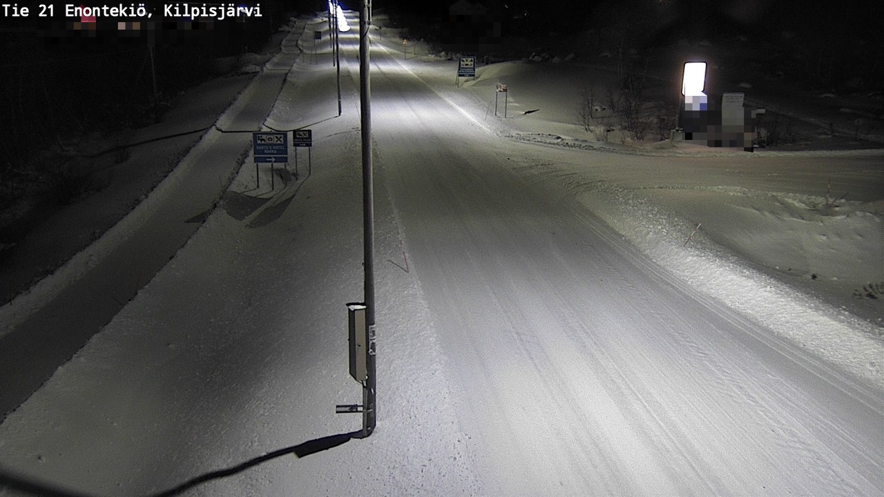 Weather Camera Image Road 21 Enontekiö, Kilpisjärvi, Enontekiö, Lappi