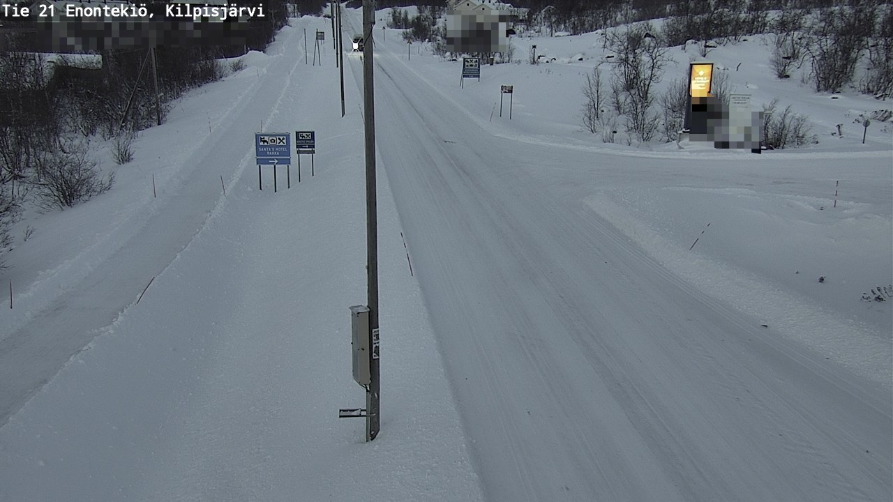 Weather Camera Image Road 21 Enontekiö, Kilpisjärvi, Enontekiö, Lappi