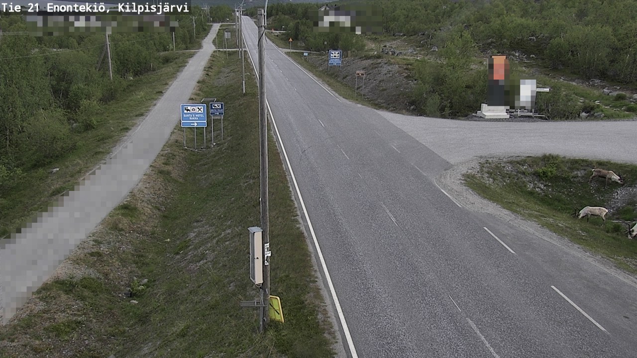 Weather Camera Image Road 21 Enontekiö, Kilpisjärvi, Enontekiö, Lappi