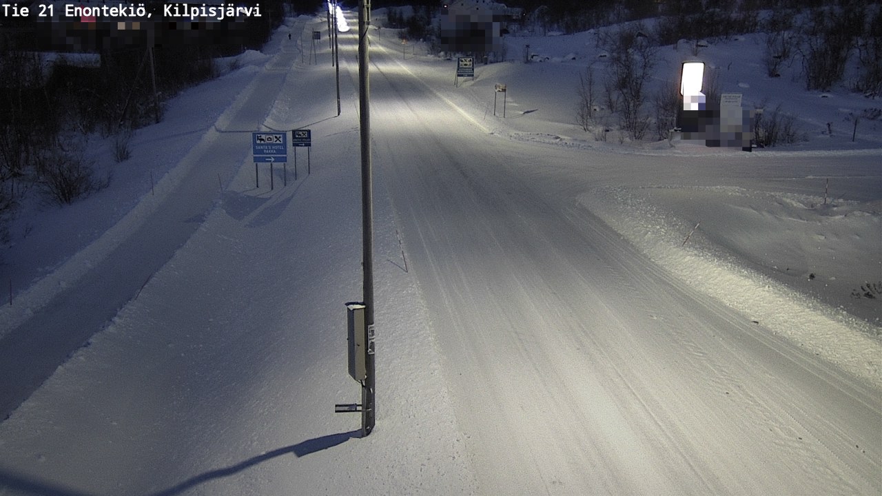 Weather Camera Image Road 21 Enontekiö, Kilpisjärvi, Enontekiö, Lappi