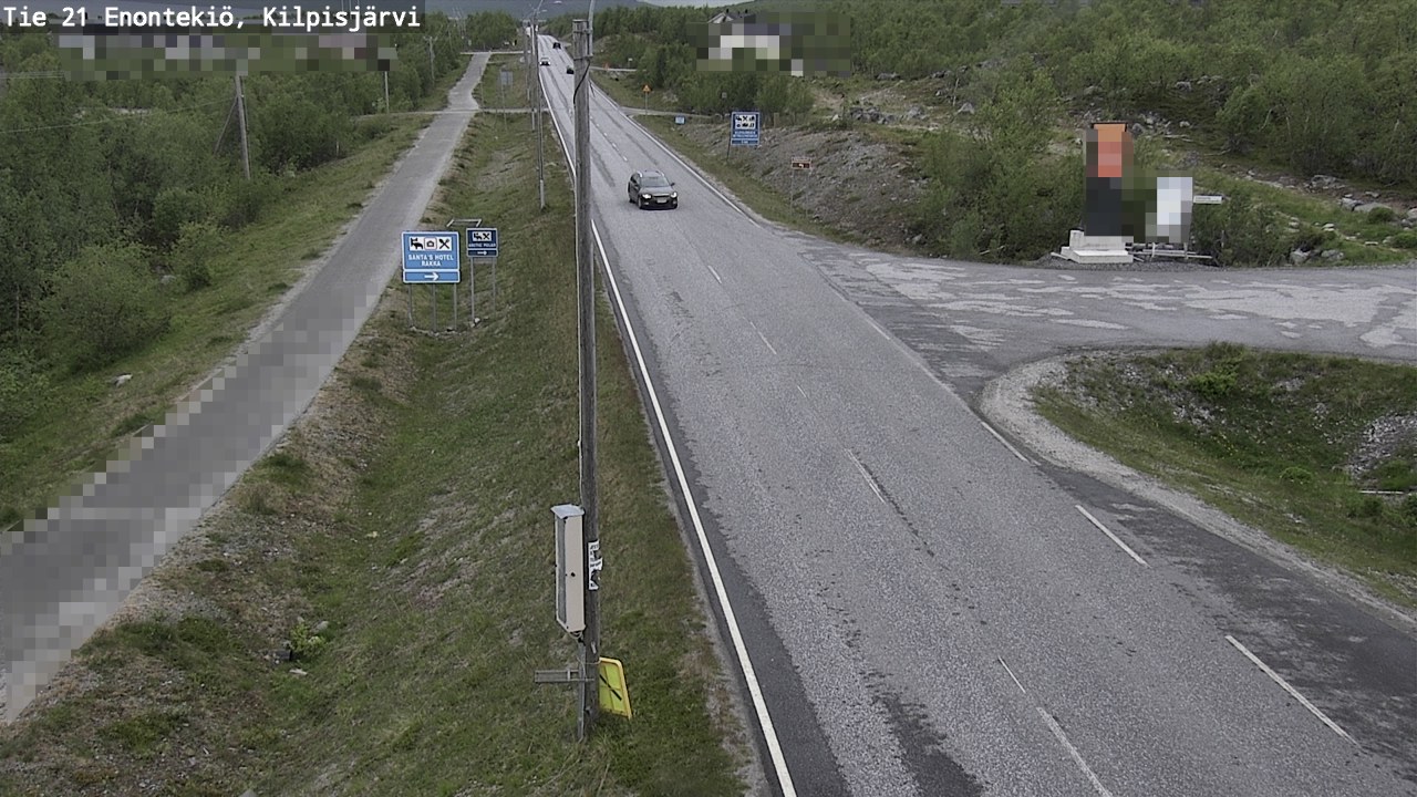 Weather Camera Image Road 21 Enontekiö, Kilpisjärvi, Enontekiö, Lappi