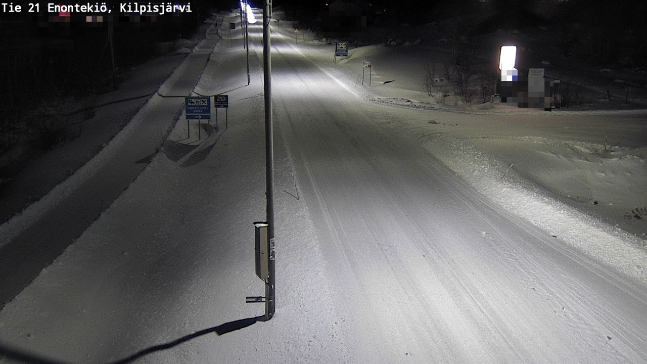Weather Camera Image Road 21 Enontekiö, Kilpisjärvi, Enontekiö, Lappi