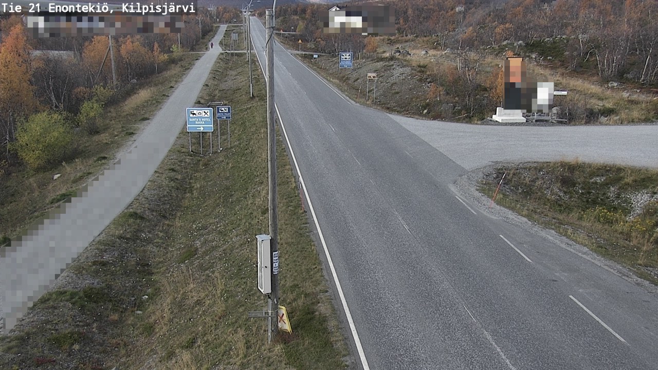 Weather Camera Image Väg 21 Enontekis, Kilpisjärv, Enontekiö, Lappi