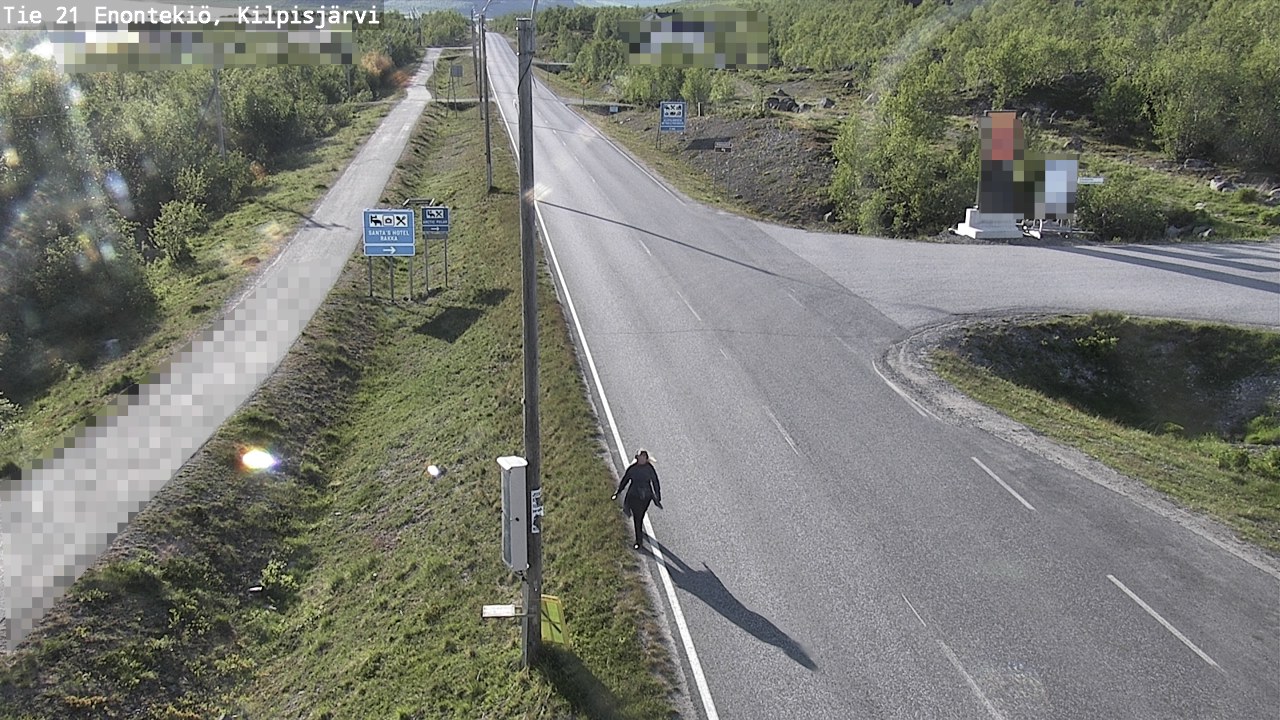 Weather Camera Image Road 21 Enontekiö, Kilpisjärvi, Enontekiö, Lappi