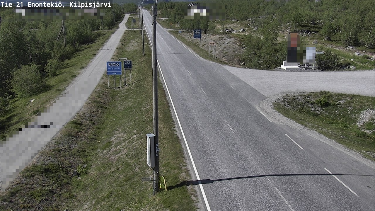 Weather Camera Image Road 21 Enontekiö, Kilpisjärvi, Enontekiö, Lappi