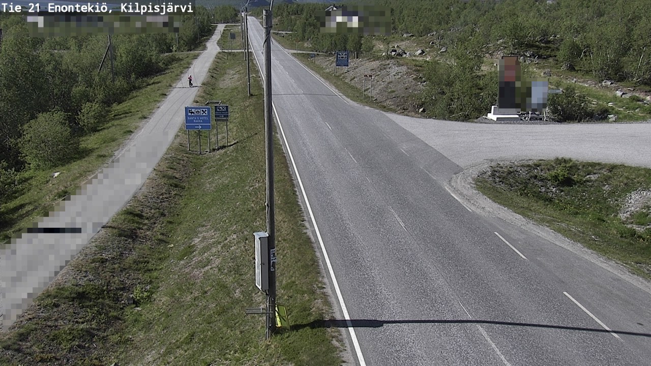 Weather Camera Image Road 21 Enontekiö, Kilpisjärvi, Enontekiö, Lappi