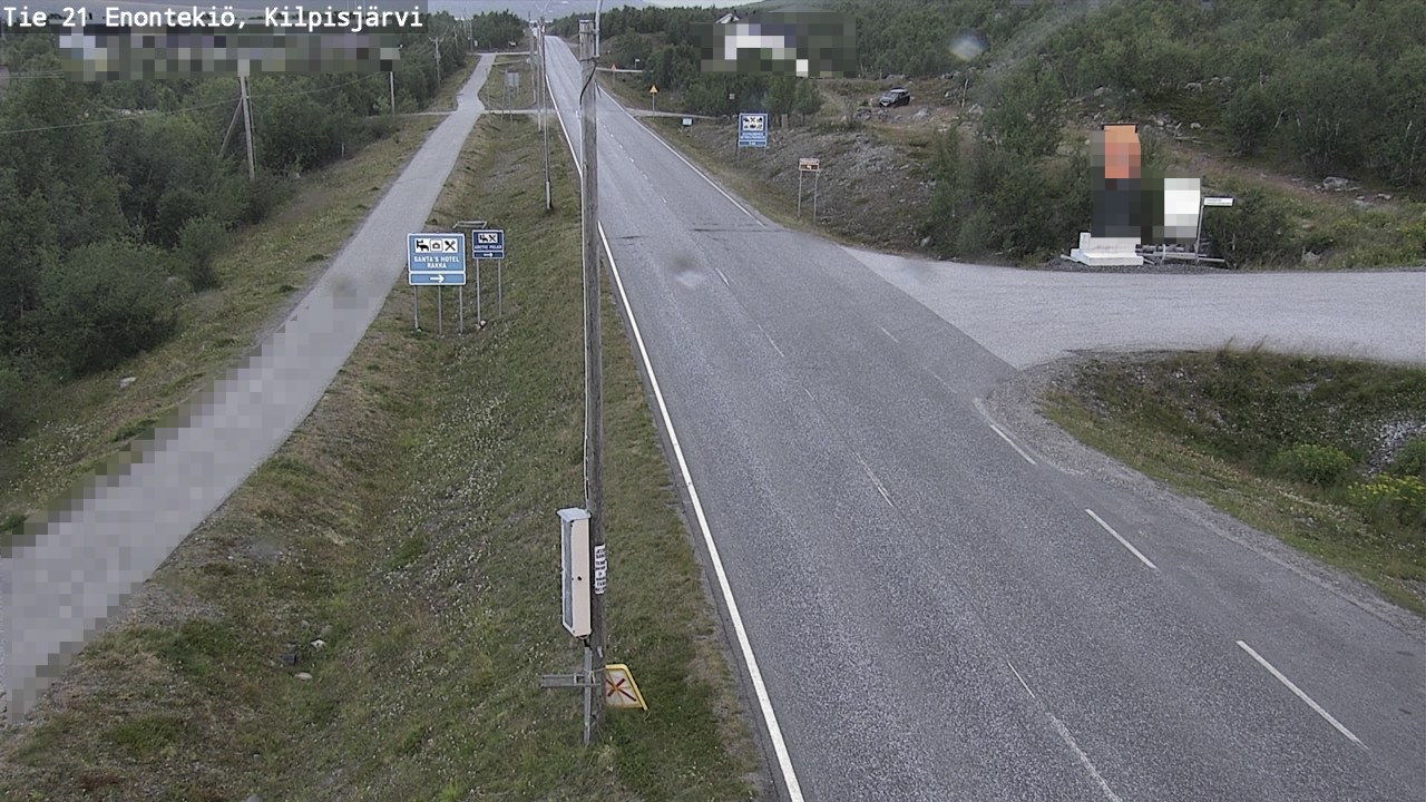 Weather Camera Image Road 21 Enontekiö, Kilpisjärvi, Enontekiö, Lappi