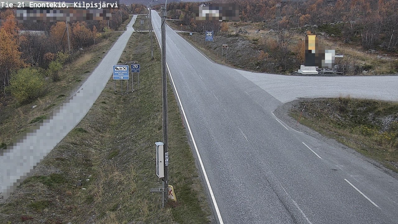 Weather Camera Image Road 21 Enontekiö, Kilpisjärvi, Enontekiö, Lappi