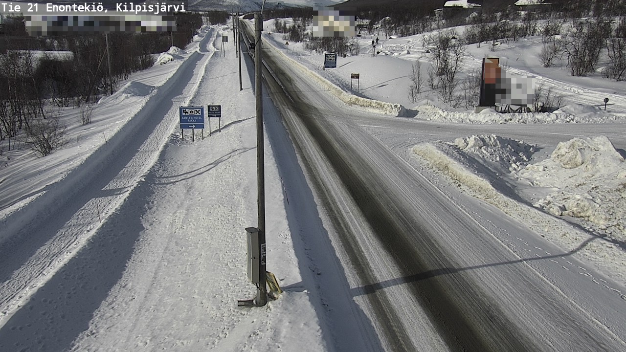 Weather Camera Image Road 21 Enontekiö, Kilpisjärvi, Enontekiö, Lappi