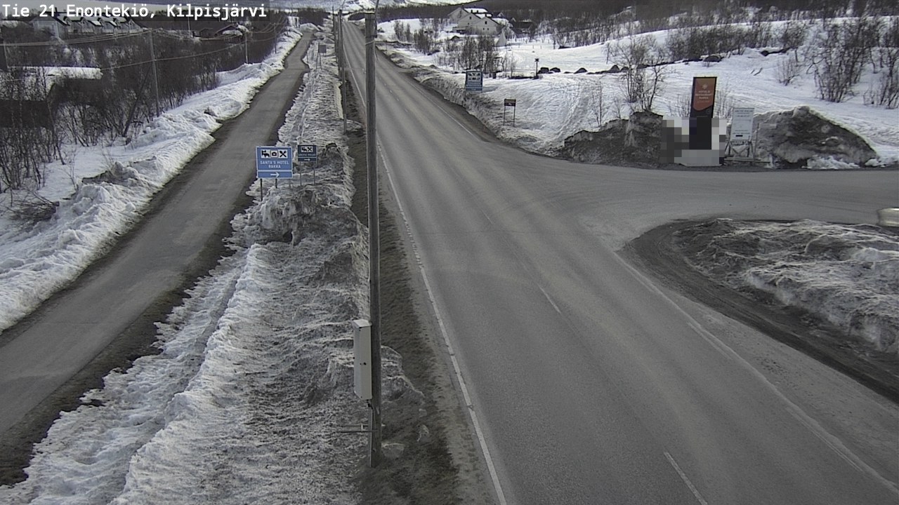 Weather Camera Image Road 21 Enontekiö, Kilpisjärvi, Enontekiö, Lappi