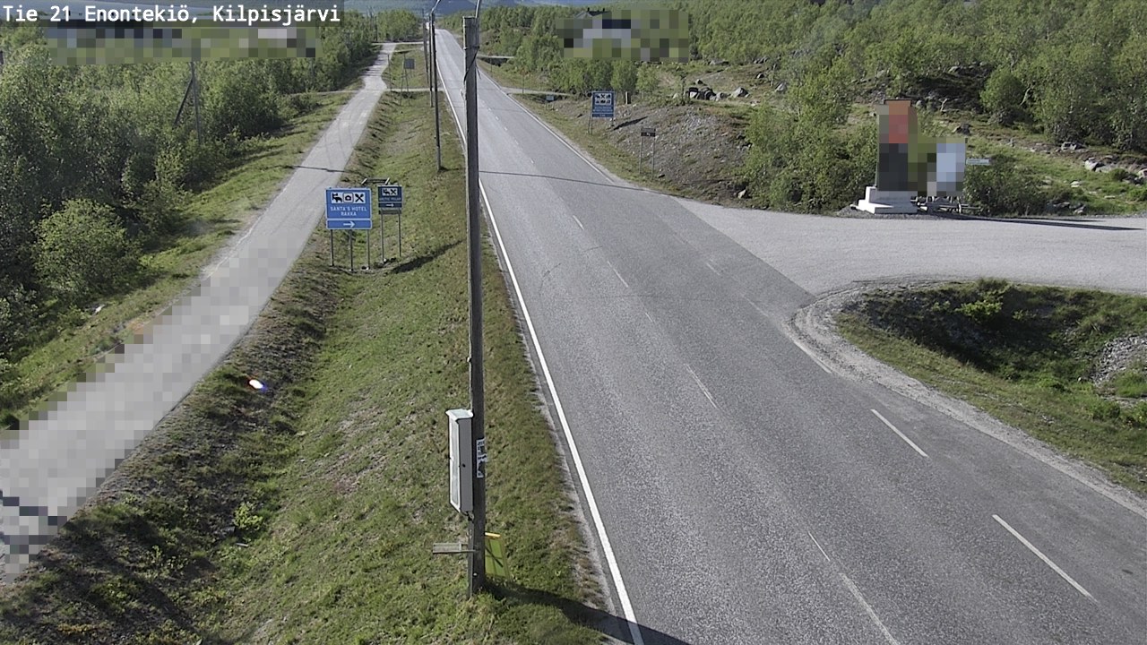 Weather Camera Image Road 21 Enontekiö, Kilpisjärvi, Enontekiö, Lappi