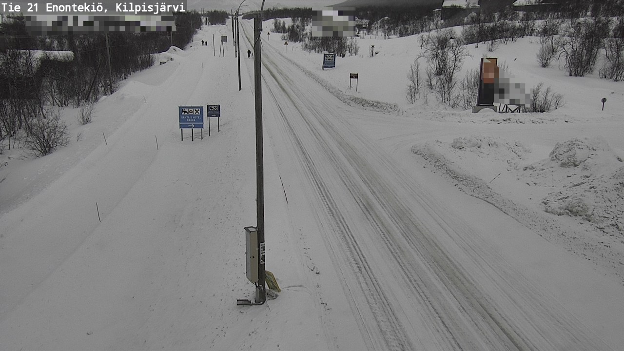 Weather Camera Image Road 21 Enontekiö, Kilpisjärvi, Enontekiö, Lappi