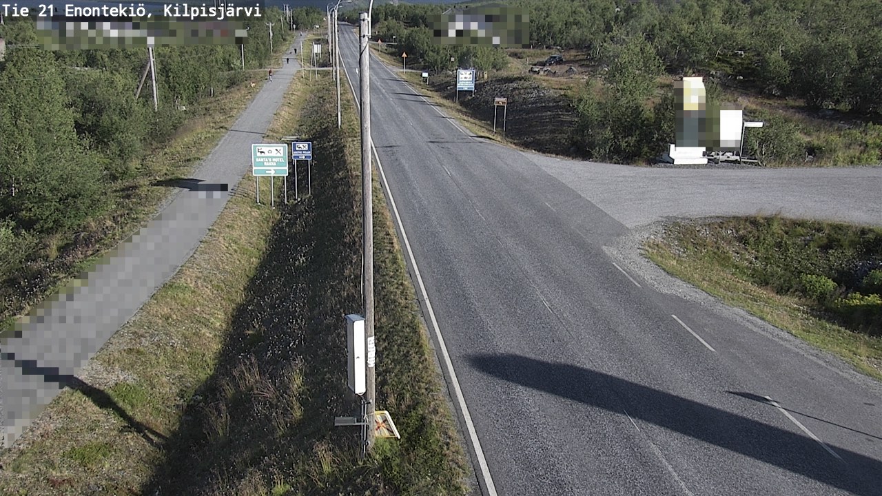 Weather Camera Image Road 21 Enontekiö, Kilpisjärvi, Enontekiö, Lappi