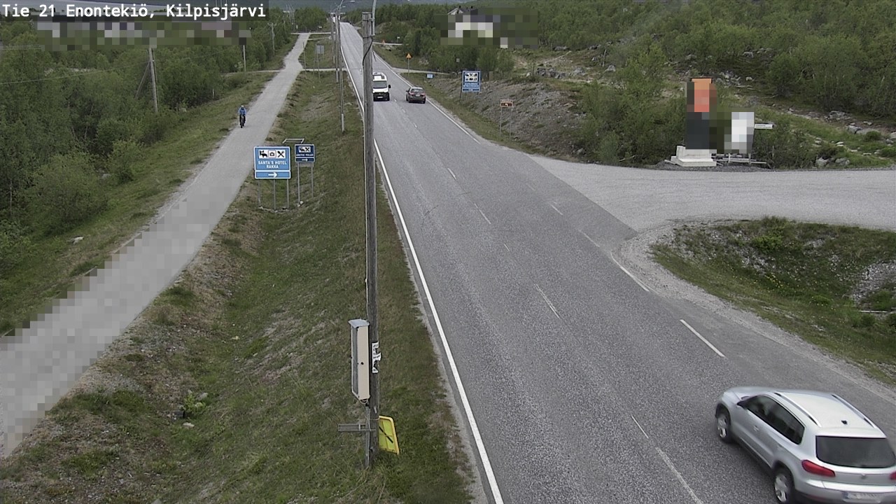 Weather Camera Image Road 21 Enontekiö, Kilpisjärvi, Enontekiö, Lappi