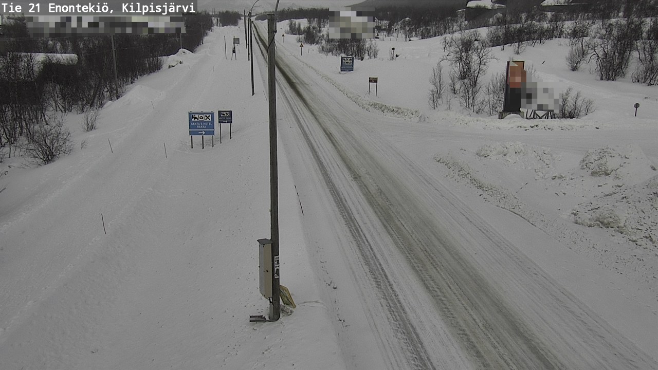 Weather Camera Image Road 21 Enontekiö, Kilpisjärvi, Enontekiö, Lappi