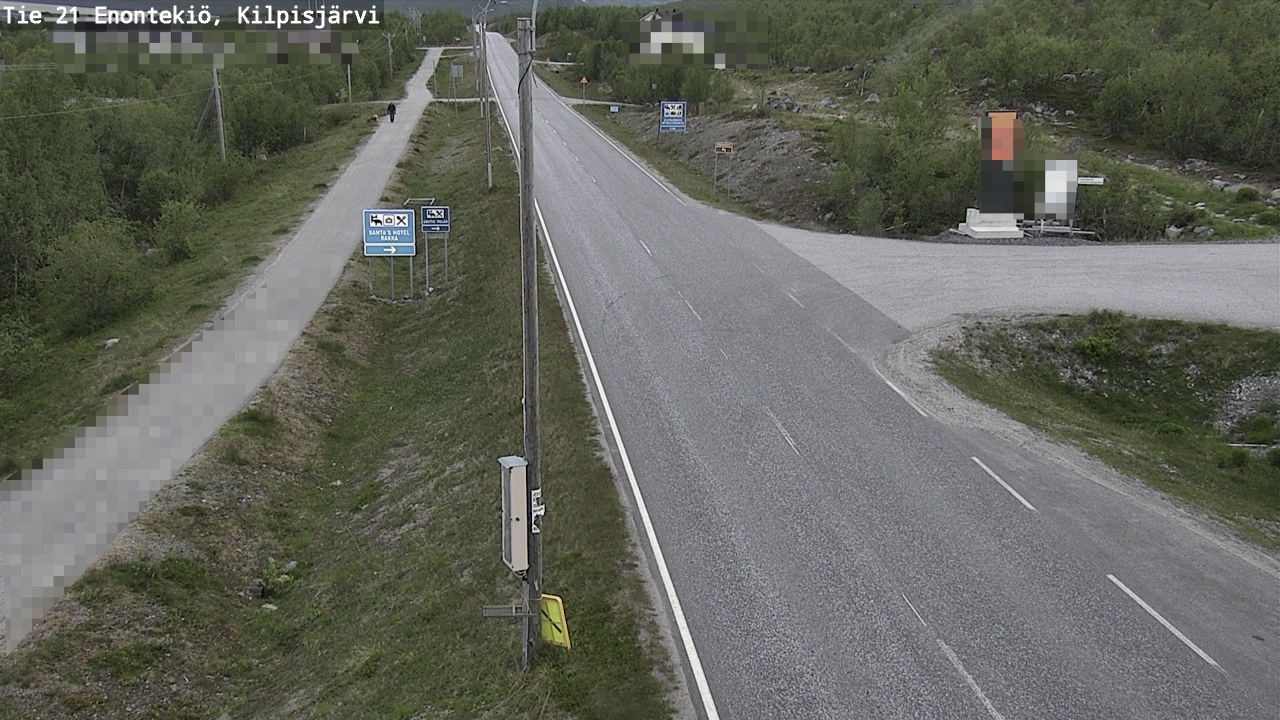 Weather Camera Image Road 21 Enontekiö, Kilpisjärvi, Enontekiö, Lappi