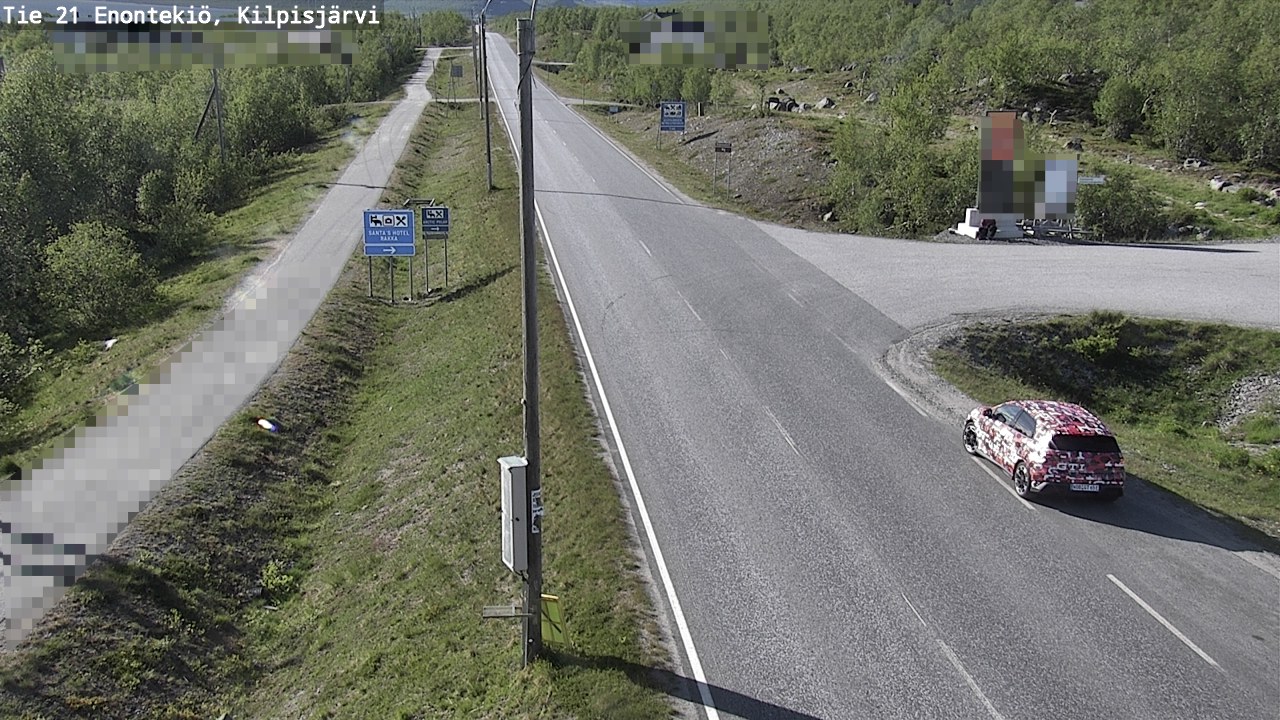 Weather Camera Image Road 21 Enontekiö, Kilpisjärvi, Enontekiö, Lappi