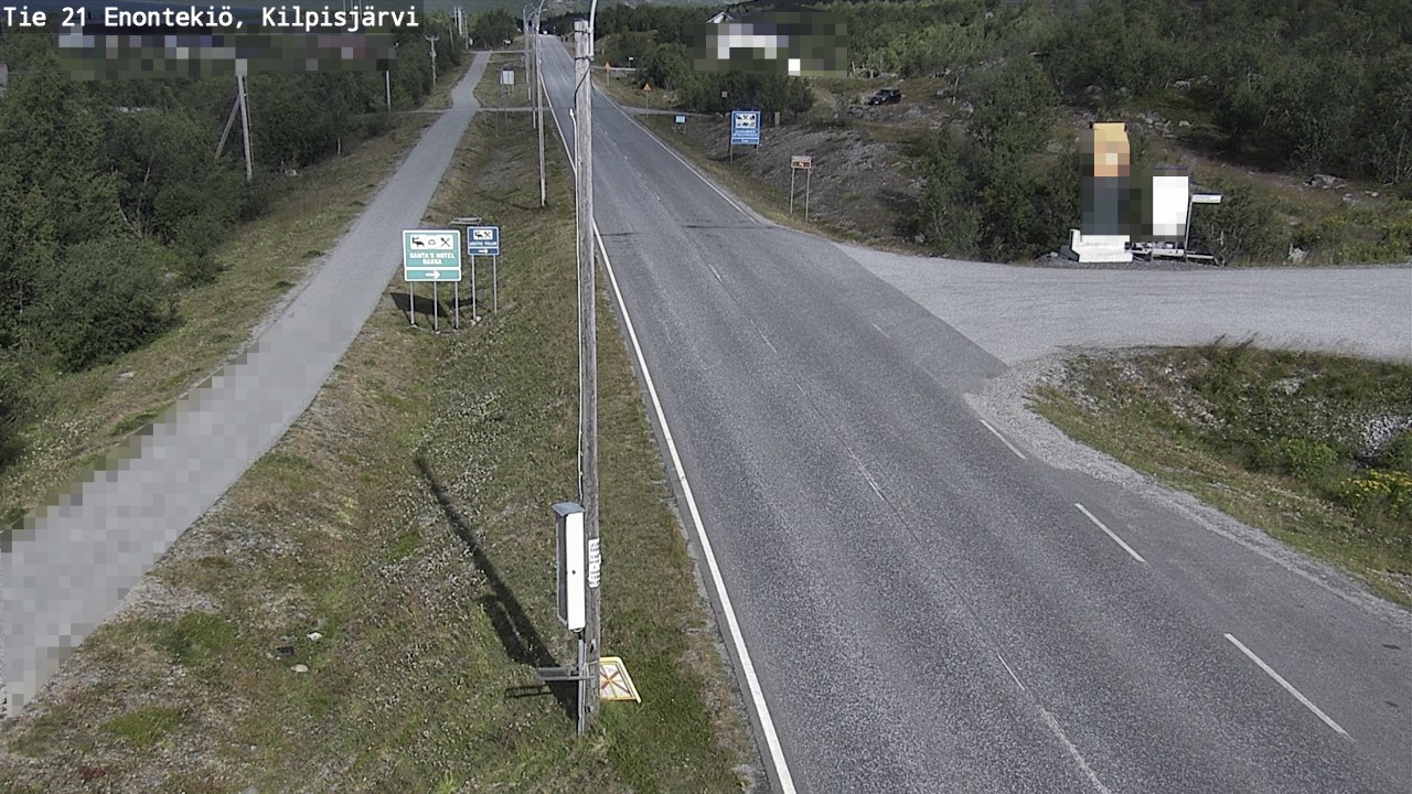 Weather Camera Image Road 21 Enontekiö, Kilpisjärvi, Enontekiö, Lappi
