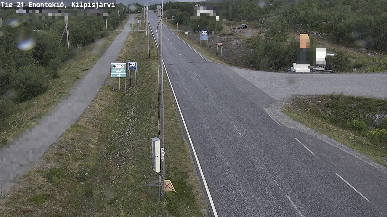 Weather Camera Image Road 21 Enontekiö, Kilpisjärvi, Enontekiö, Lappi