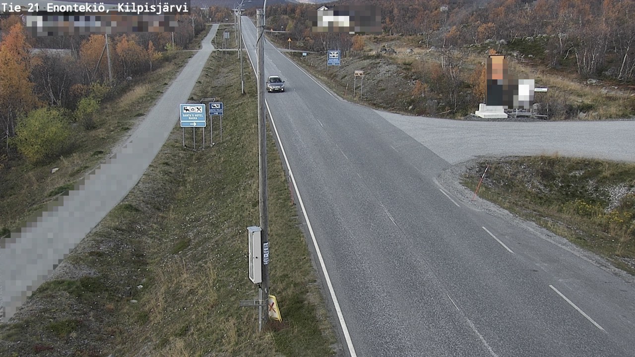 Weather Camera Image Väg 21 Enontekis, Kilpisjärv, Enontekiö, Lappi