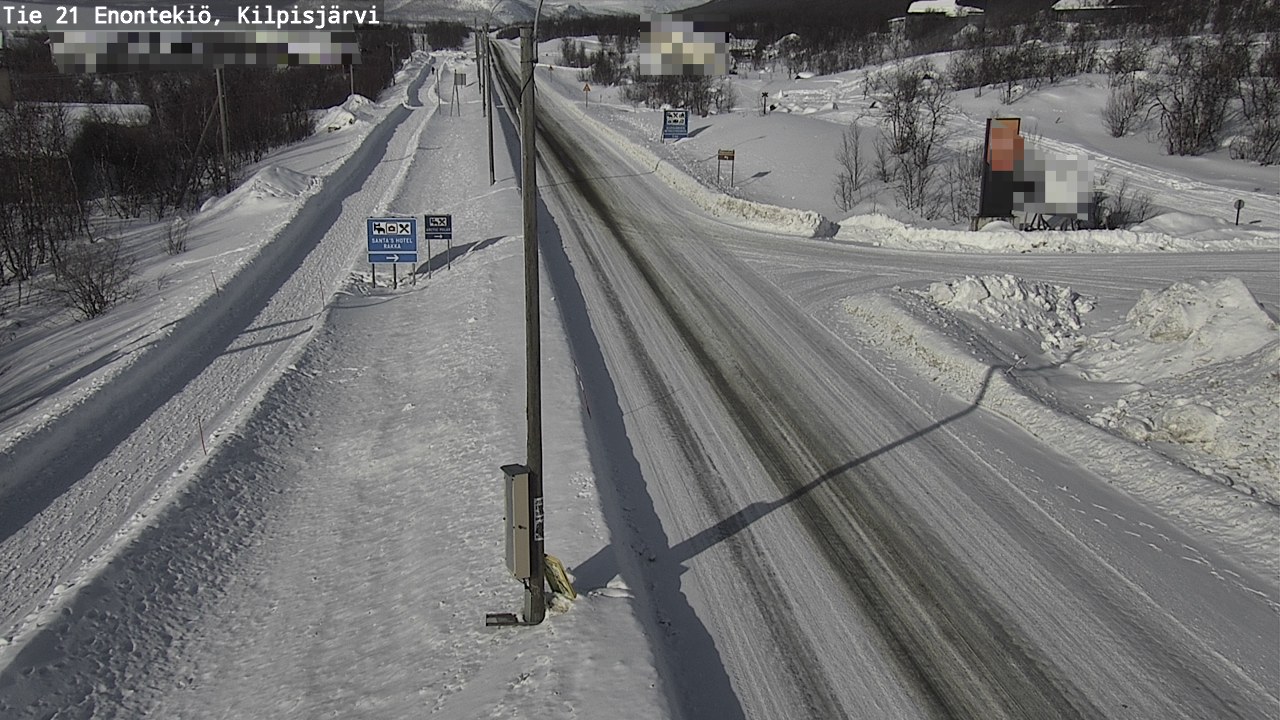 Weather Camera Image Road 21 Enontekiö, Kilpisjärvi, Enontekiö, Lappi