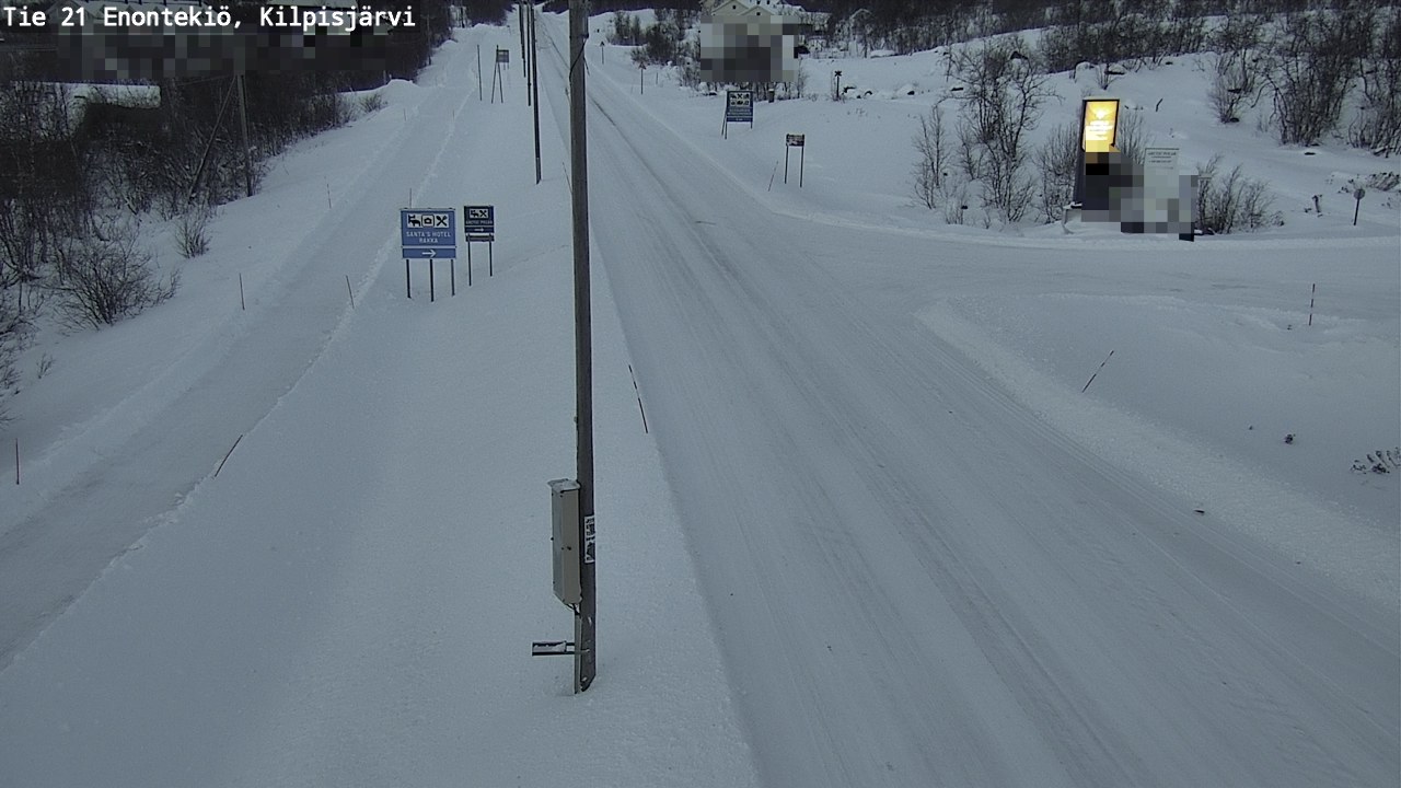 Weather Camera Image Road 21 Enontekiö, Kilpisjärvi, Enontekiö, Lappi