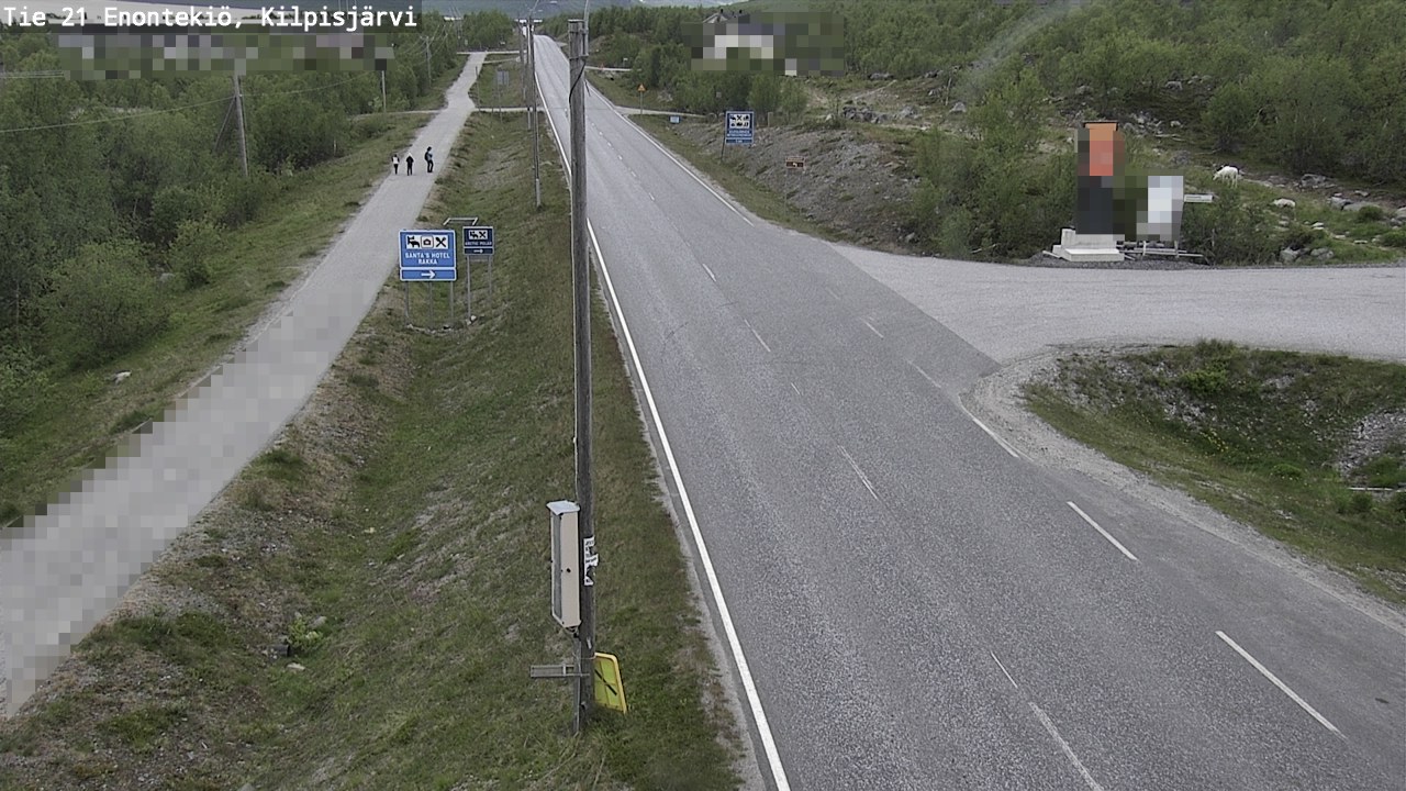 Weather Camera Image Road 21 Enontekiö, Kilpisjärvi, Enontekiö, Lappi