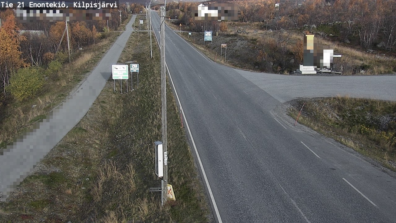 Weather Camera Image Road 21 Enontekiö, Kilpisjärvi, Enontekiö, Lappi