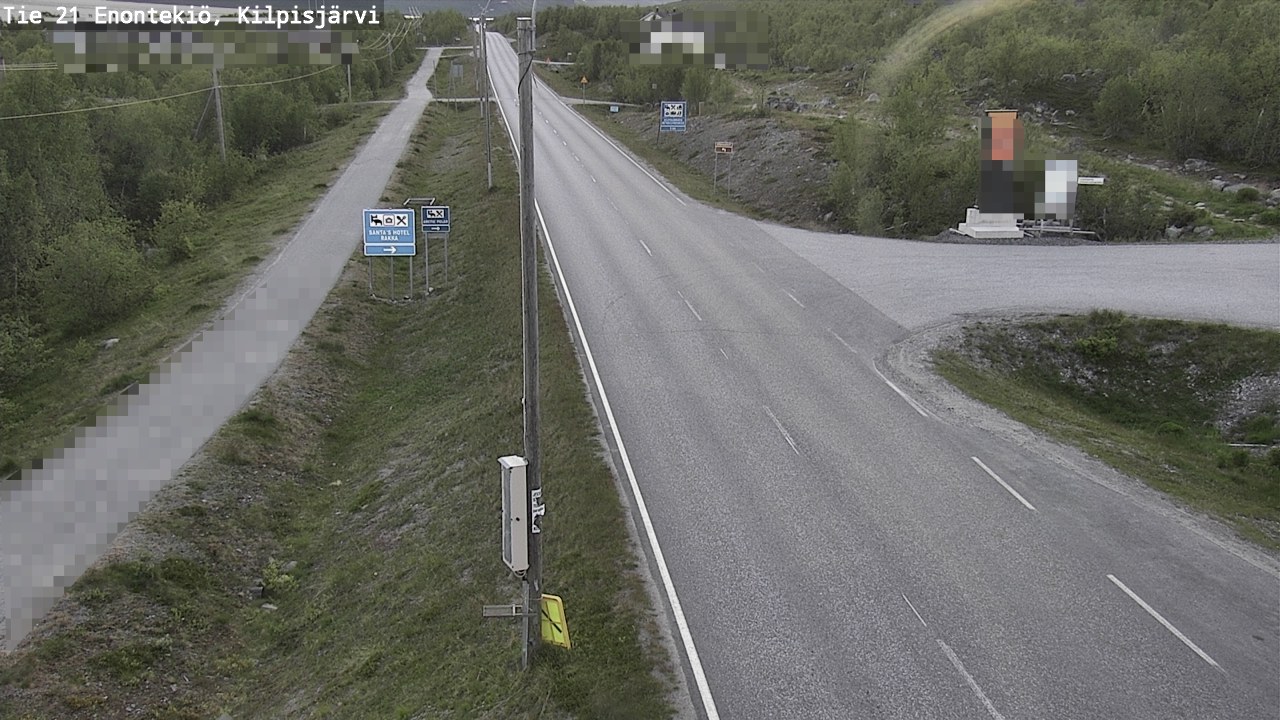 Weather Camera Image Road 21 Enontekiö, Kilpisjärvi, Enontekiö, Lappi