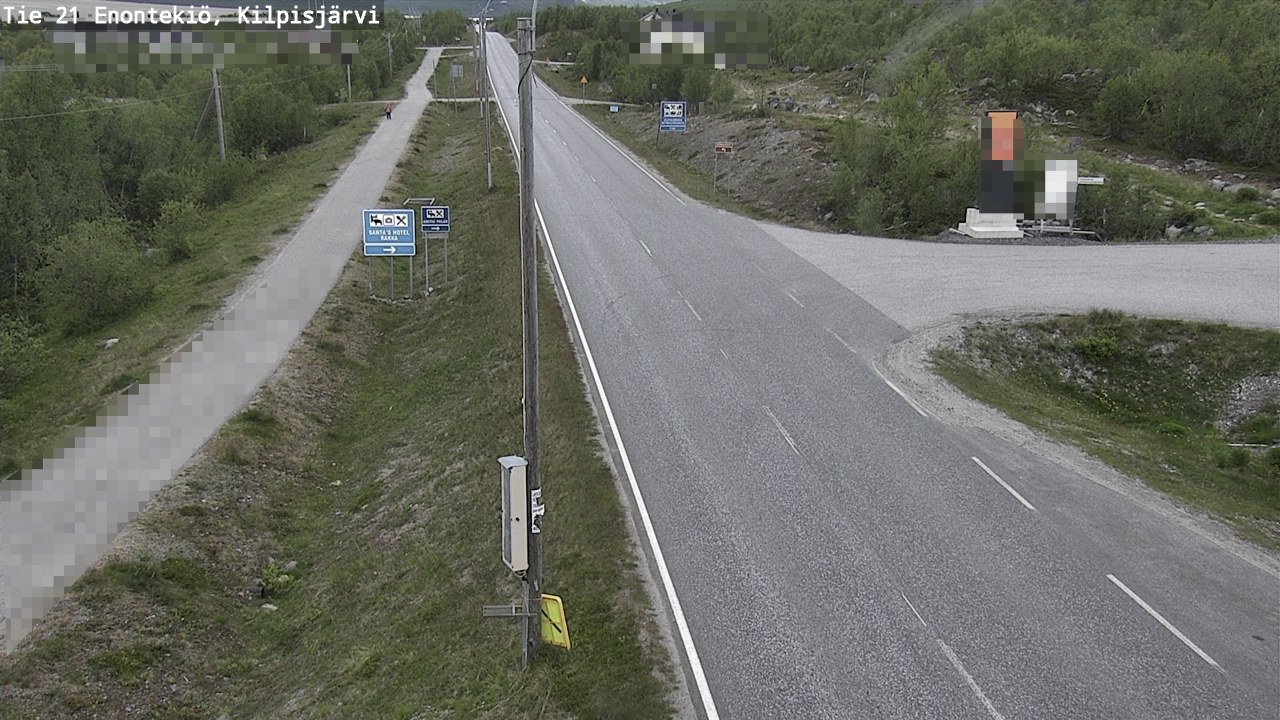 Weather Camera Image Road 21 Enontekiö, Kilpisjärvi, Enontekiö, Lappi
