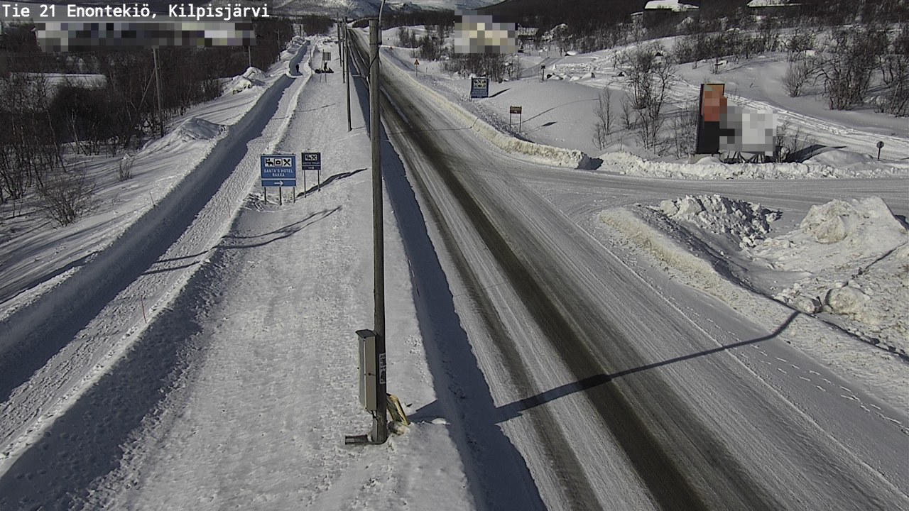 Weather Camera Image Road 21 Enontekiö, Kilpisjärvi, Enontekiö, Lappi