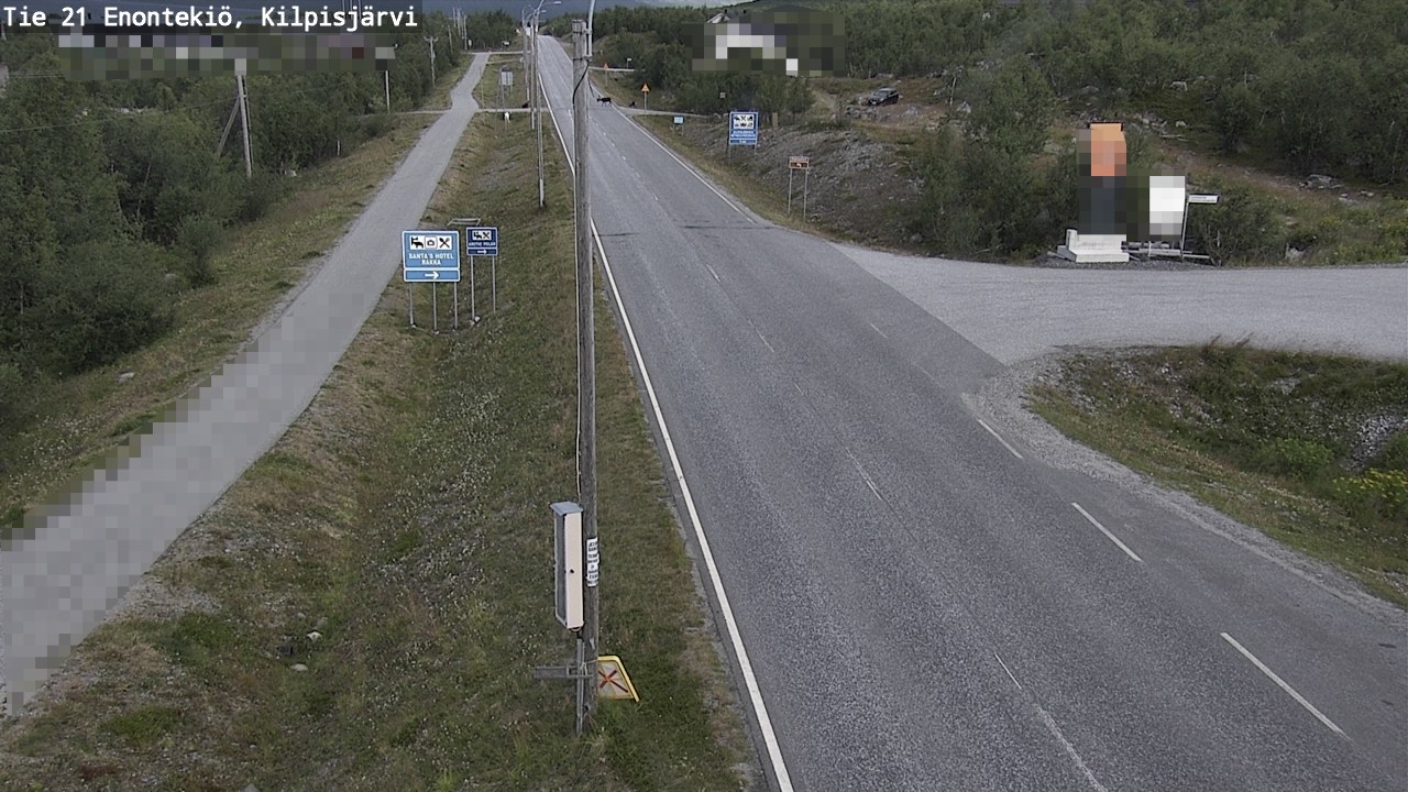 Weather Camera Image Road 21 Enontekiö, Kilpisjärvi, Enontekiö, Lappi