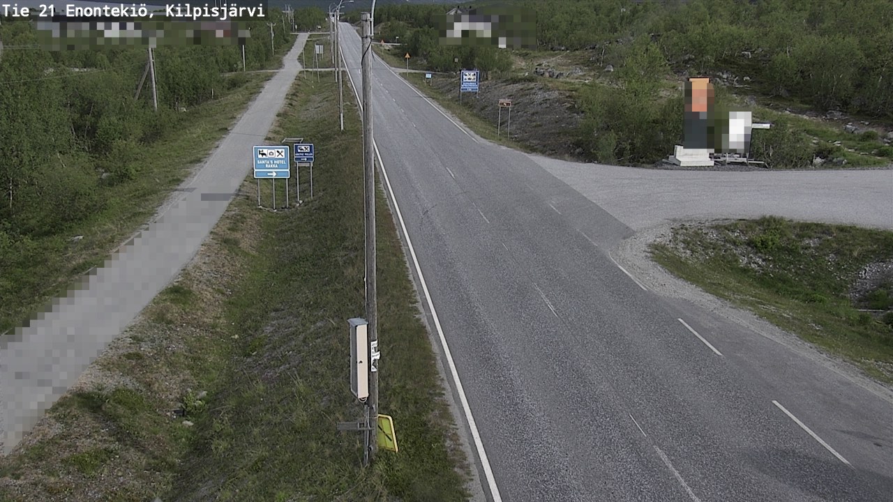 Weather Camera Image Road 21 Enontekiö, Kilpisjärvi, Enontekiö, Lappi