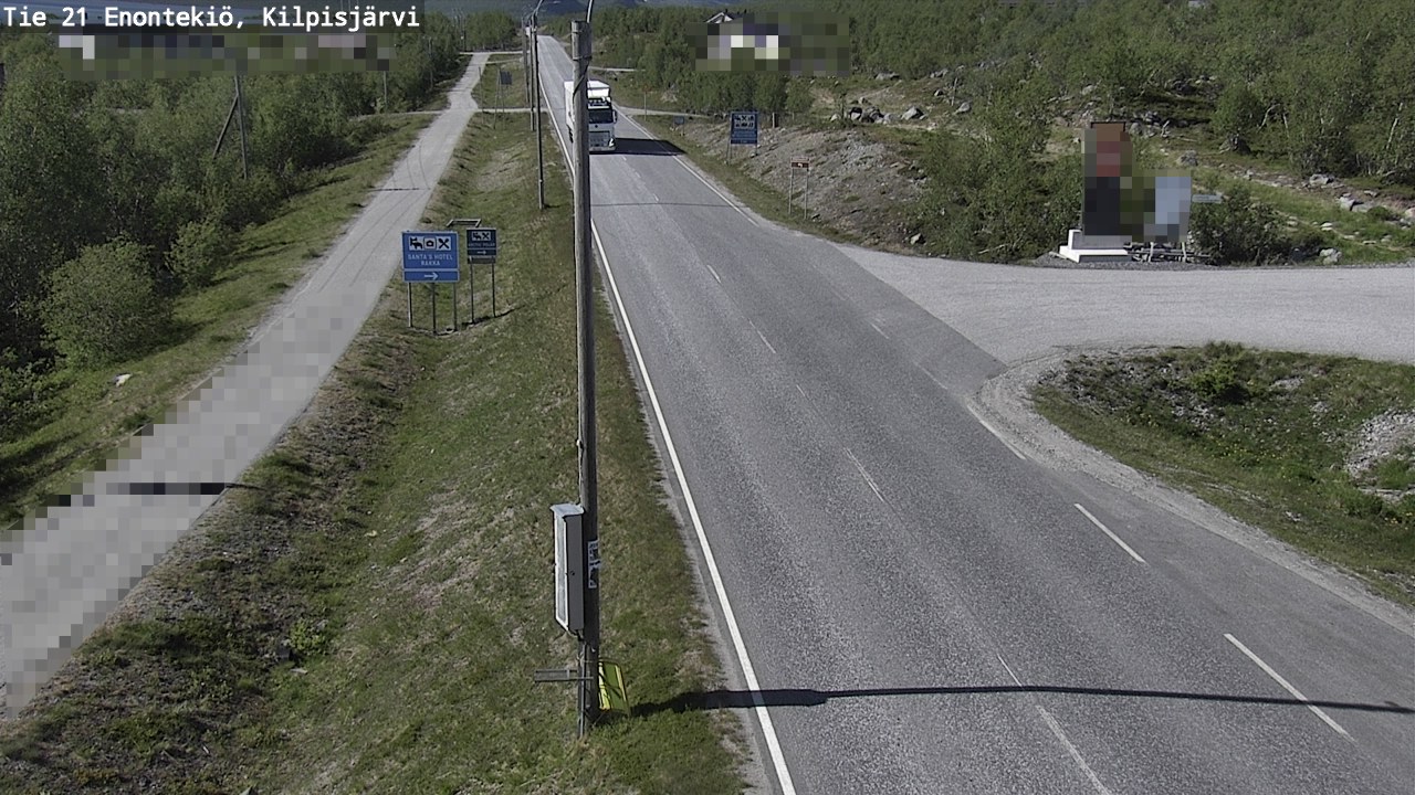 Weather Camera Image Road 21 Enontekiö, Kilpisjärvi, Enontekiö, Lappi
